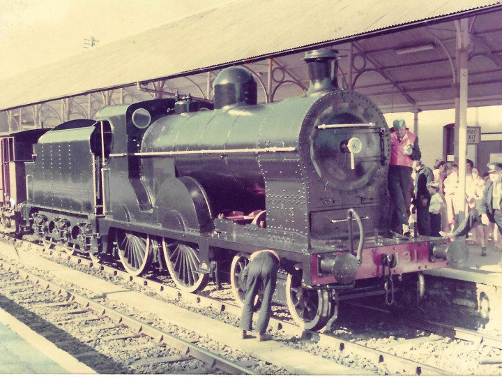 1984 (June): No.131 arriving at Mallow.