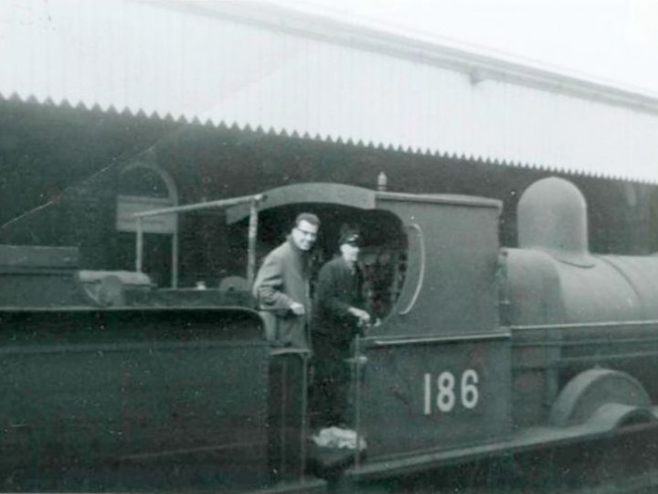 1965: Eamonn Jordan taking delivery of No.186 at Portadown before the official handover in Belfast.
