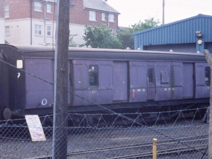 9/5/2010: A one-time railtour regular, 411 looks rather unloved at Whitehead after being in the open for many years. (N. Knowlden)