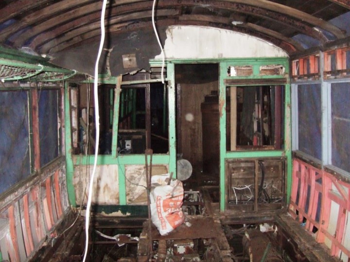  15/2/2013: The central guard's compartment with the large heating boiler visible. (M. Walsh)
