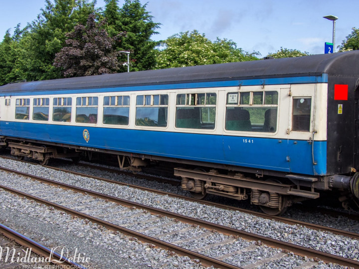 15/6/2024: 1541 at Kildare on the '201 @ 30' railtour. (S. Marshall)