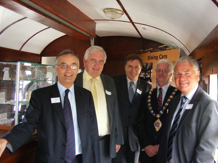 The dining car's conversion and restoration was completed by August 2010.
The official launch was held on 25th August.