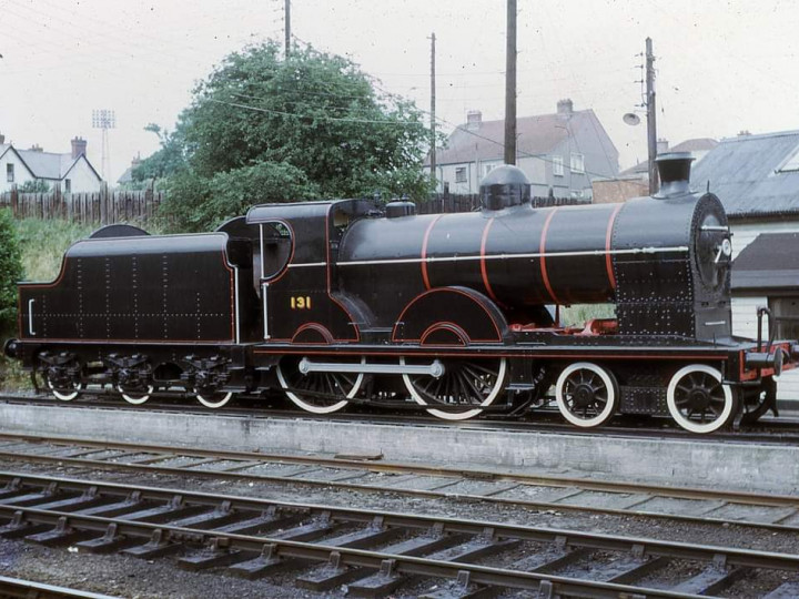 1972: No.131, seen here on its plinth in Dundalk. (H.C.A. Beaumont)