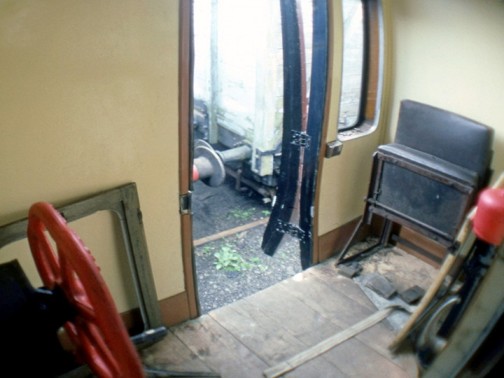 4/6/1986: Driving compartment converted to guard's use. (C.P. Friel)