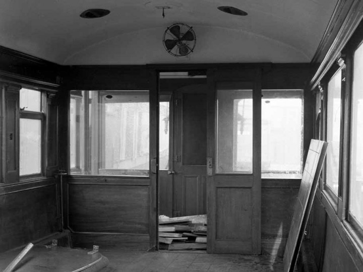 7/4/1973: The saloon interior, Whitehead. (C.P. Friel)