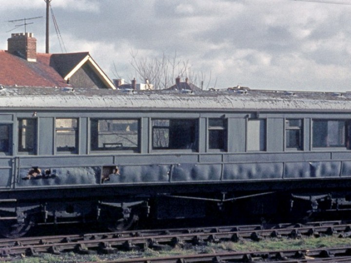 The saloon in dilapidated state at Whitehead, 1970s. (C.P.Friel)