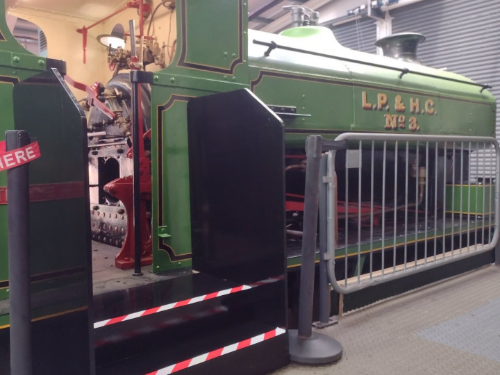 3/10/2026: The newly installed steps allowing public access to the footplate for the first time.