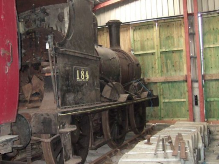 2006: No.184 in store at Whitehead. (M.Walsh)
